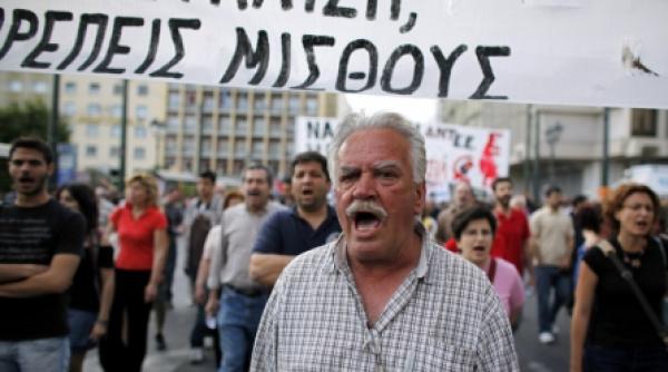 grecia paralizata de o noua greva generala