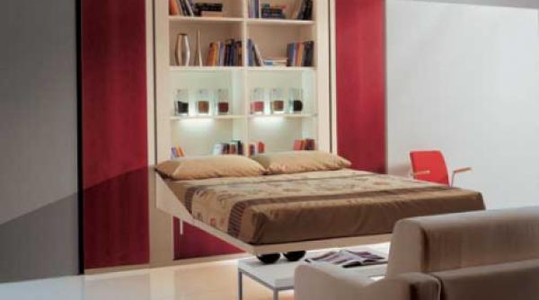 patul din tavan solutie pentru spatiile mici