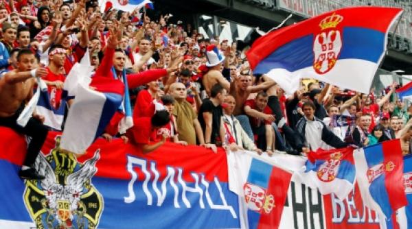 fanii sarbi au provocat incidente violente la klagenfurt