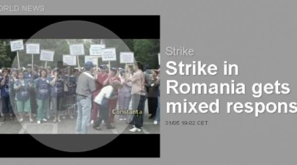 presa internationala despre greva romanii nu prea s au mobilizat