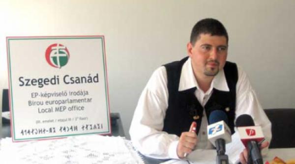 protest maghiar fata de europarlamentarul jobbik