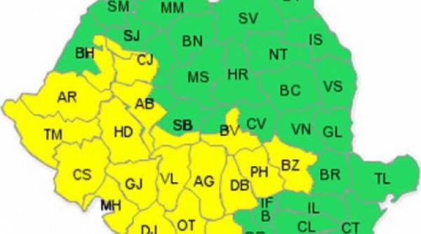 cod galben pentru vijelii