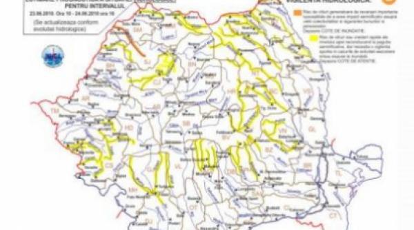 cod portocaliu de inundatii in botosani salaj si satu mare si cod galben in suceava si iasi