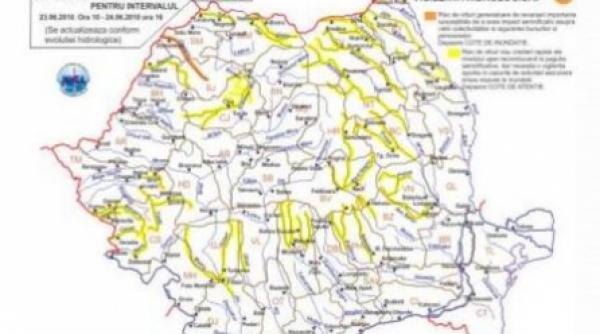 cod rosu de inundatii pe prut