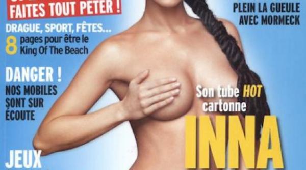 inna topless pe coperta fhm franta