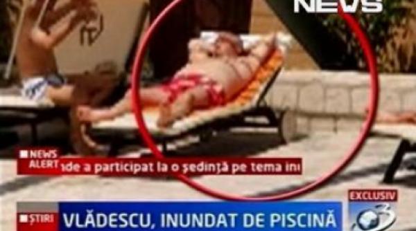 tara arde si vladescu se bronzeaza la piscina