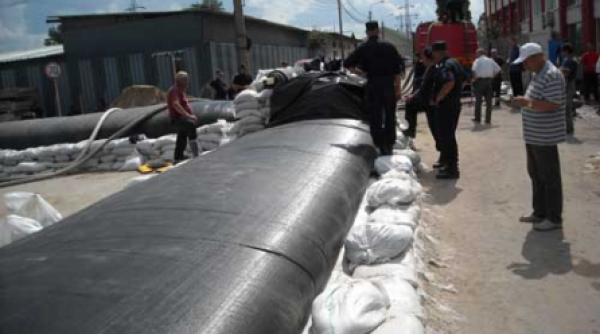 nivelul viiturii mai mic decat se astepta