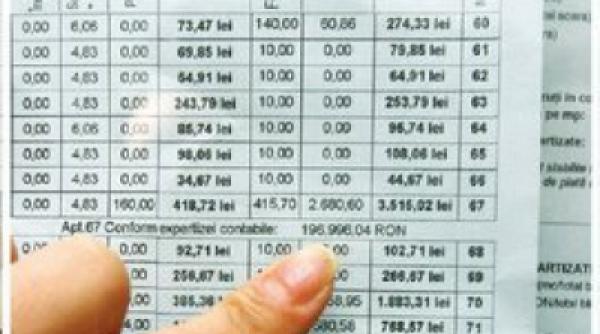 facilitati pentru restantierii la intretinere