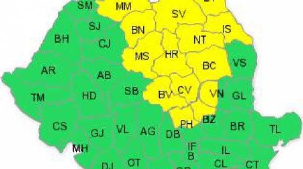atentionare meteorologica cod galben