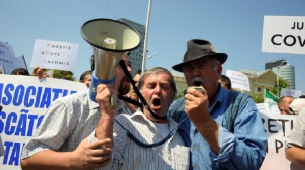 fermierii romani in strada