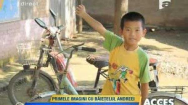 primele imagini cu micutul chinez adoptat de andreea marin