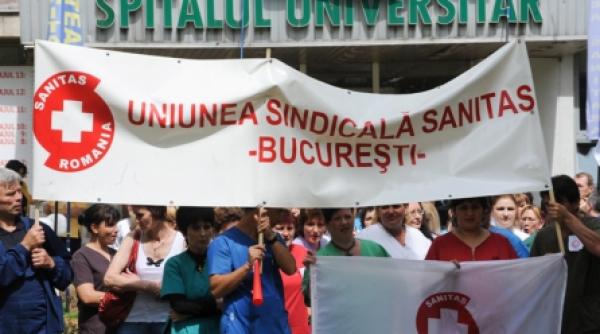 protest la ministerul sanatatii