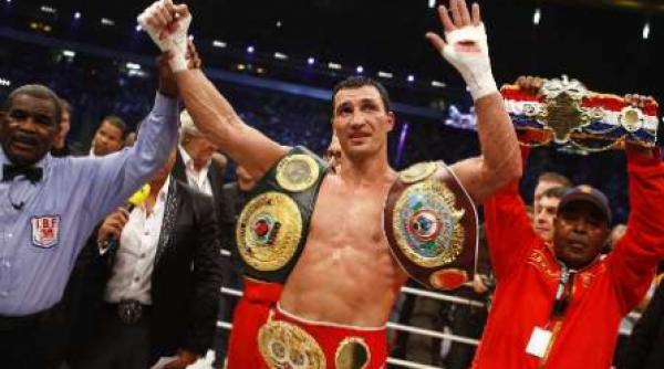 vladimir klitschko si a pastrat centurile wbo ibf si ibo