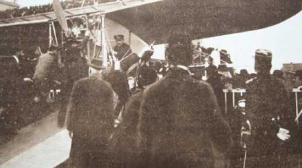 primul avion vazut de bucuresteni