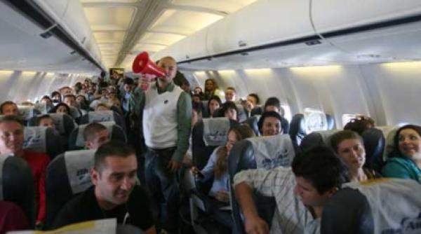 puya concert la portavoce in boeing 737