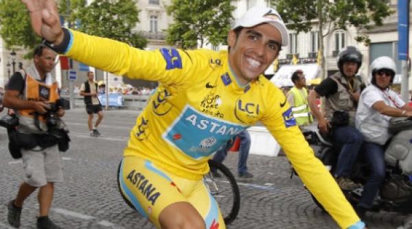 castigatorul turului frantei alberto contador suspendat provizoriu de uci