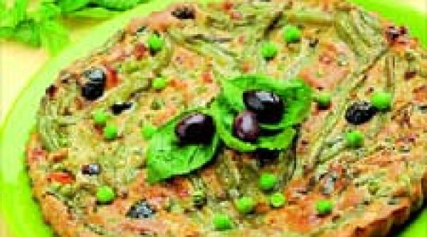 tarta cu peste si legume