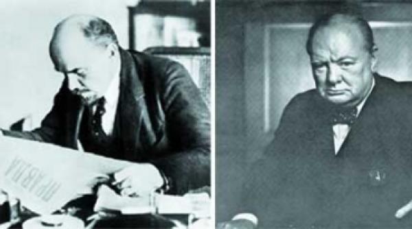 lenin si churchill conduceau planeta cu accidente la creier