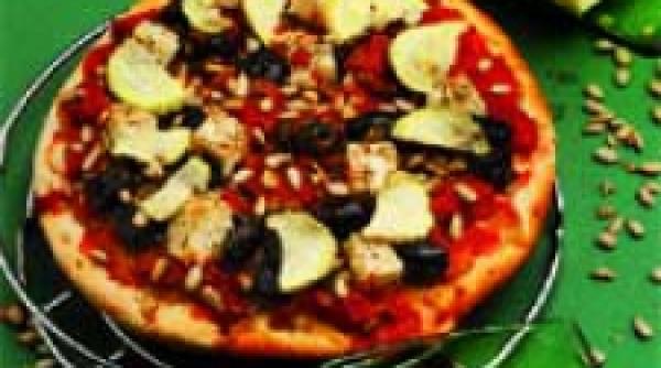 pizza cu dovlecei si tofu