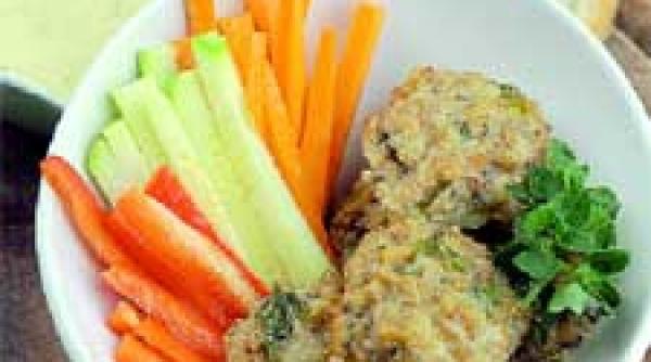 chiftele de peste cu legume