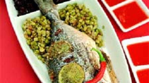 dorada cu fasole mung