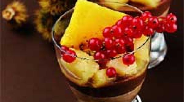 crema de castane cu ananas