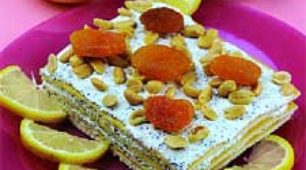 prajitura cu lamaie si mac