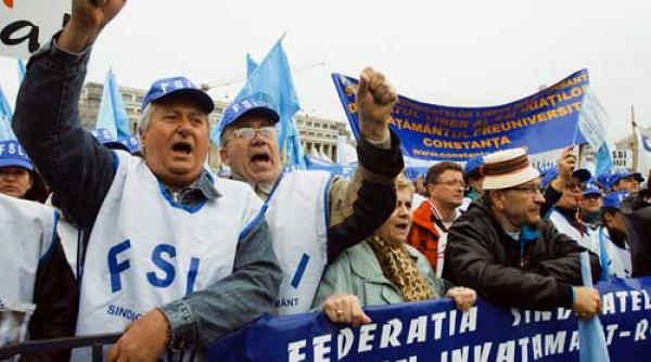 statul infruntat de bugetari si pensionari