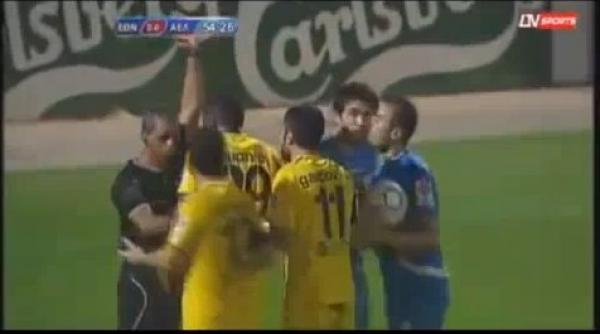 video arbitraj comic la un meci al echipei lui stoichita