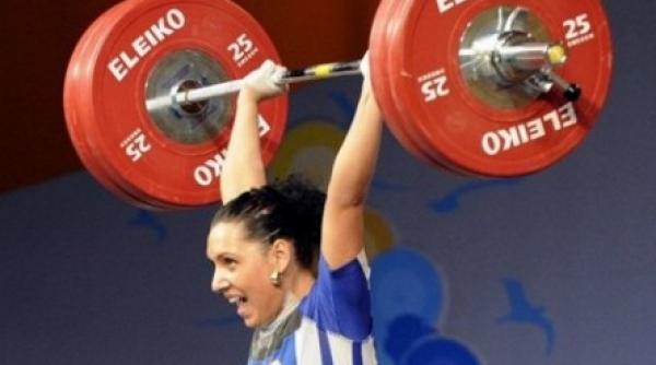 elena andries aur si argint la ce de haltere junioare