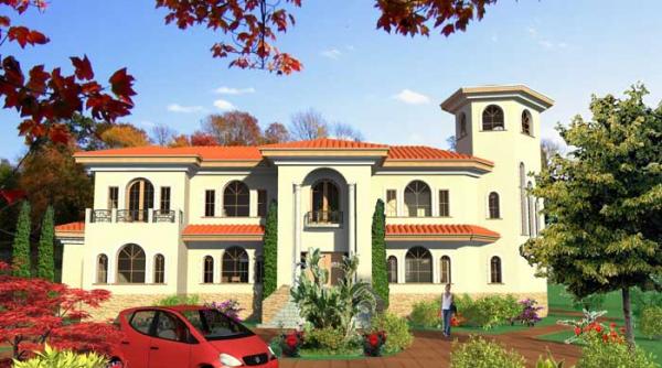 locuinta unifamiliala de tip conac