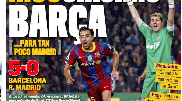 presa spaniola la picioarele barcei cea mai buna echipa din istorie