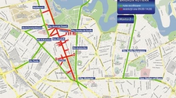 vezi restrictiile rutiere din capitala de ziua nationala a romaniei