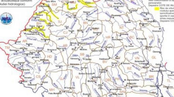 cod portocaliu de inundatii pe dunare in sectorul calafat bechet