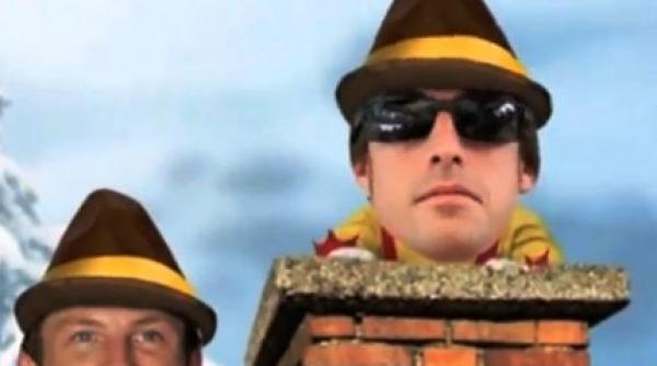 video pilotii de formula 1 va ureaza craciun fericit