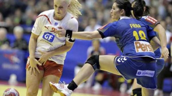 ce de handbal romania danemarca 22 25