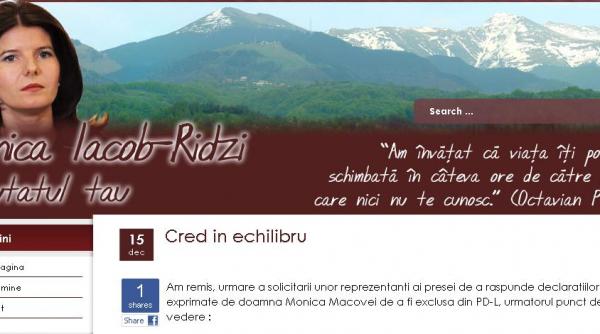 monica iacob ridzi si a facut blog