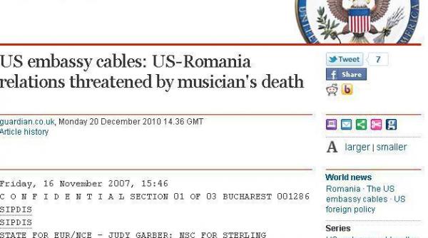 wikileaks cazul teo peter incurca afacerea f 16