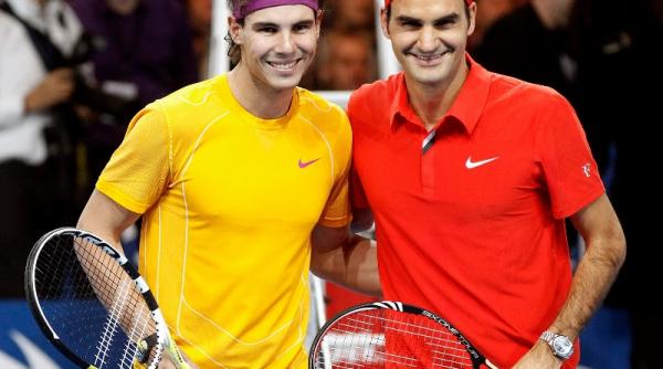 nadal si federer au facut spectacol la un meci de binefacere