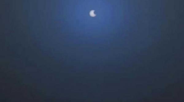 apus de soare albastru pe marte