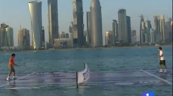 nadal si federer tenis pe apa