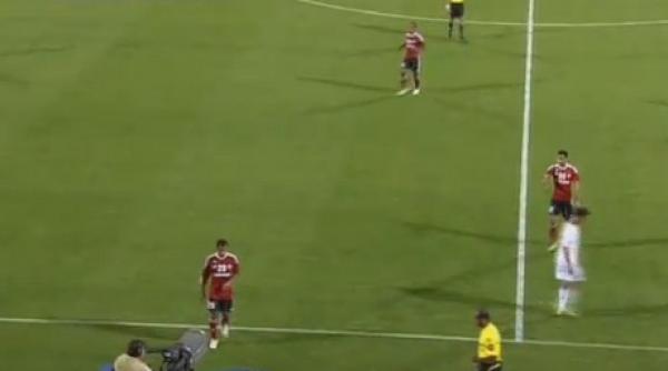 video robinho accidentat intr un amical de o camera tv