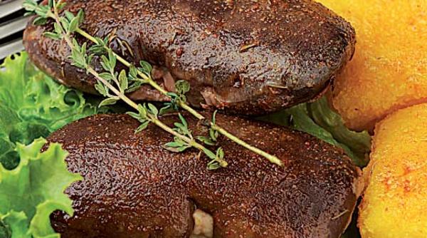 rinichi cu felii de mamaliga