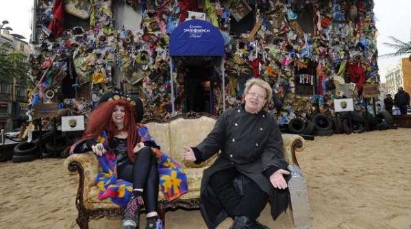 madrid hotel construit din gunoi