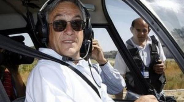 presedintele chilian a ramas in pana prostului cu elicopterul