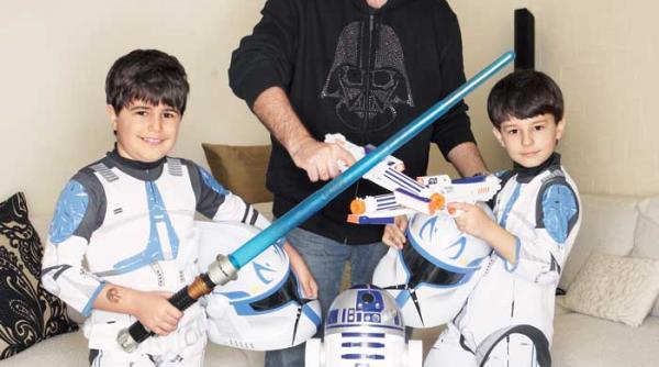 star wars in familie