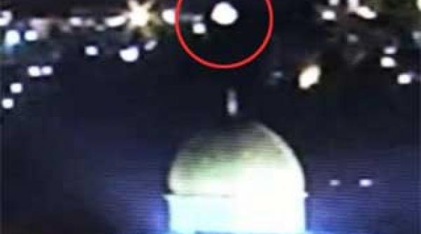 un ozn a vizitat locurile sfinte din ierusalim video