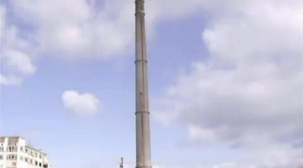 demolare spectaculoasa la dej turn de 204 metri