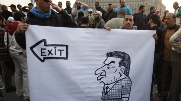 occidentul saluta demisia lui mubarak