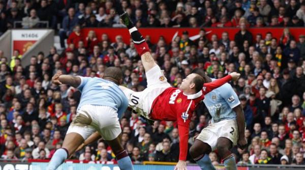 video super gol al lui rooney in derby ul cu manchester city